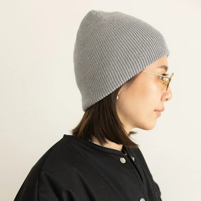 CAVEZA ROSSO カベサロッソ リブニットビーニー A353733 | BLUE LOTUS