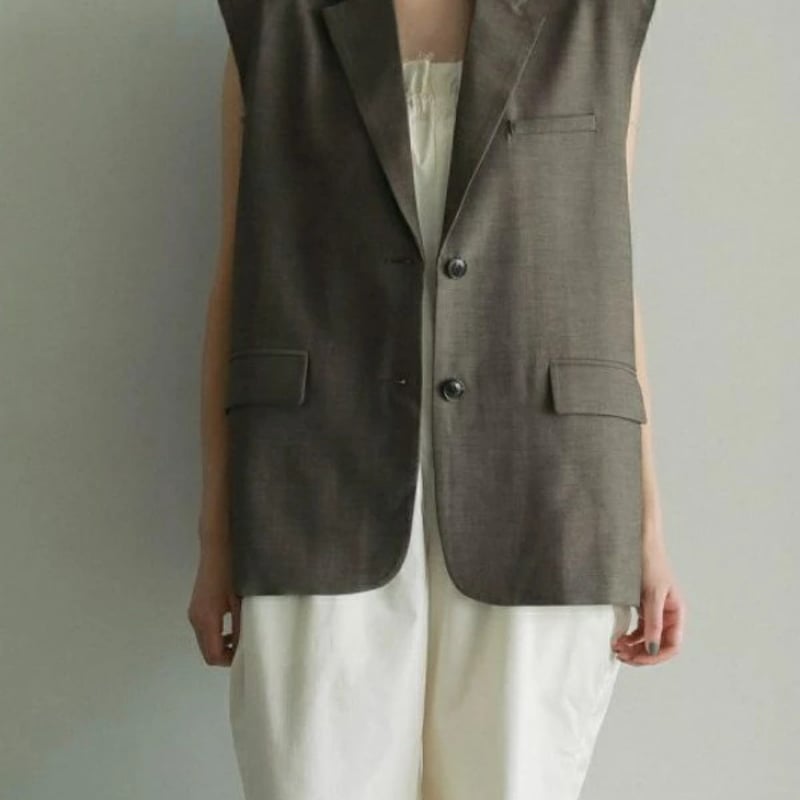 ànuke アンヌーク anuke Cutoff Over Vest カットオフオーバーベスト