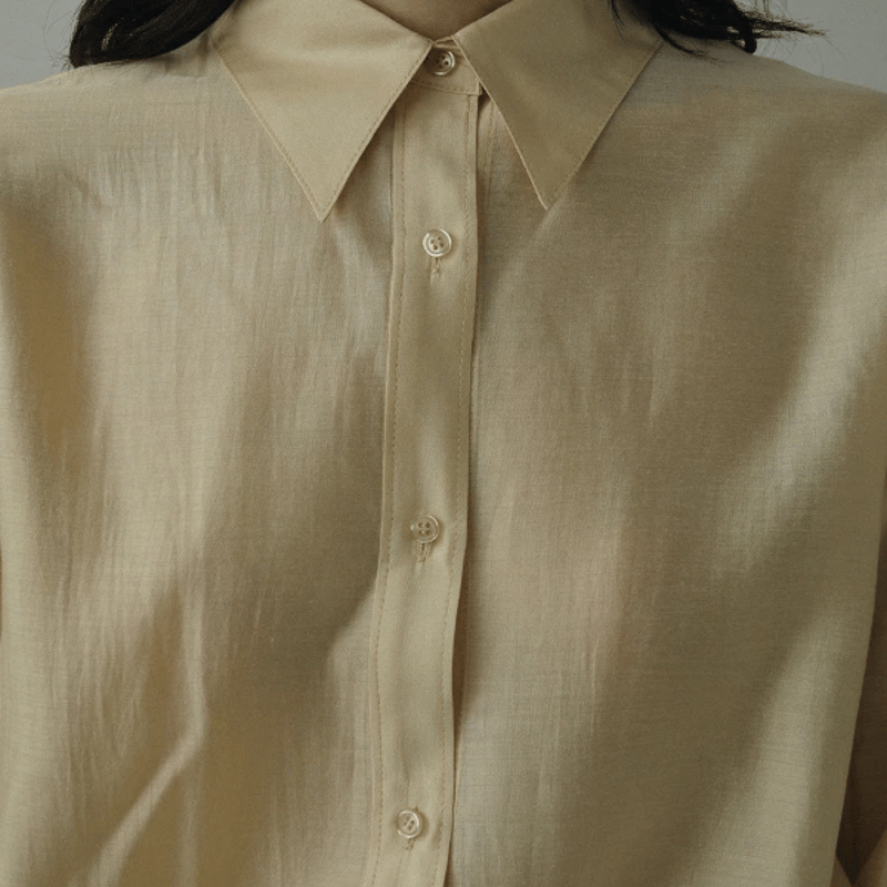 ànuke アンヌーク anuke Sheer Satin Shirts シアーサテンシャツ ànuke アンヌーク anuke Sheer Satin Shirts シアーサテンシャツ