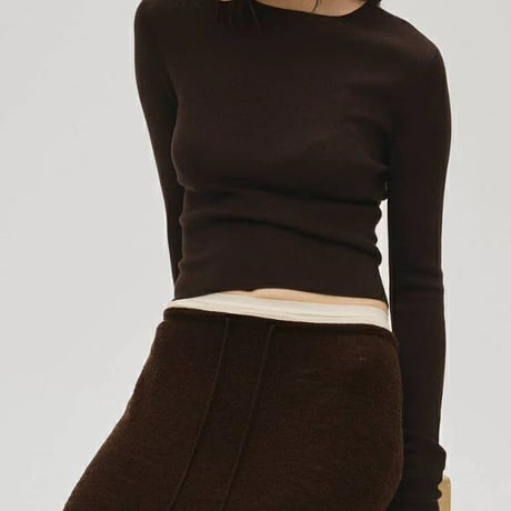 TODAYFUL トゥデイフル Compact Smooth Knit コンパクトスムースニット 12610510 吉田怜香