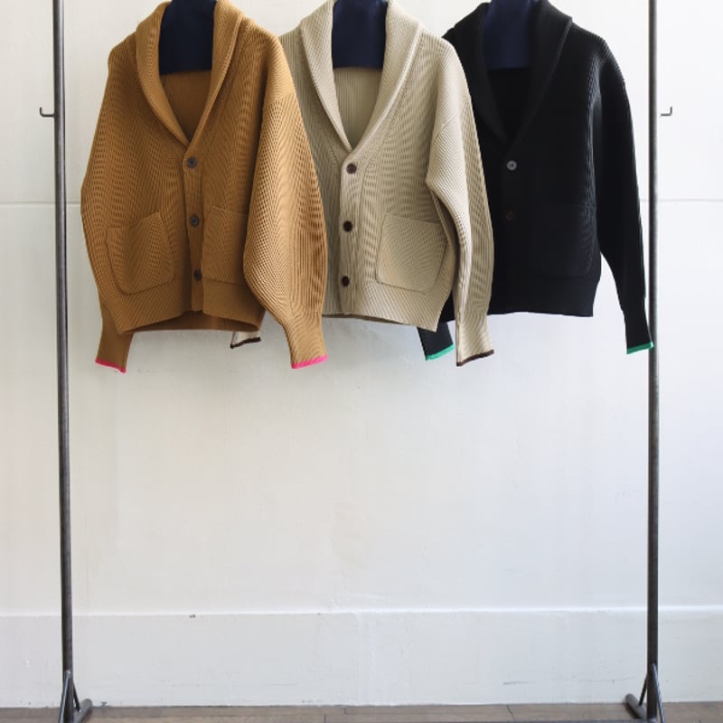 LE MELANGE ル メランジュ ルメランジェ / ショールカラーニット