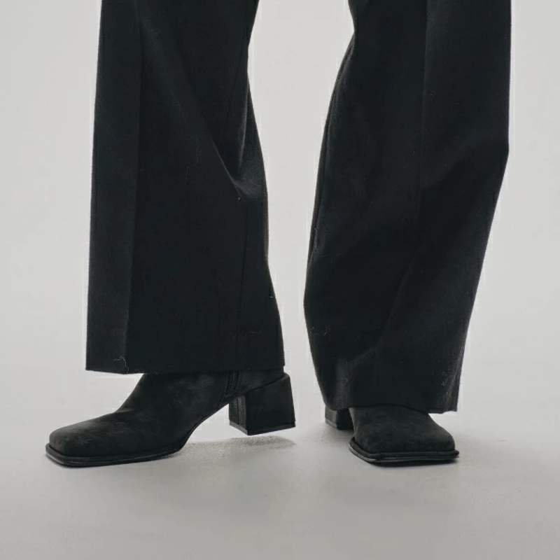 todayfulスクエアヒールブーツ TODAYFUL トゥデイフル Square Heel Boots スクウェアヒール