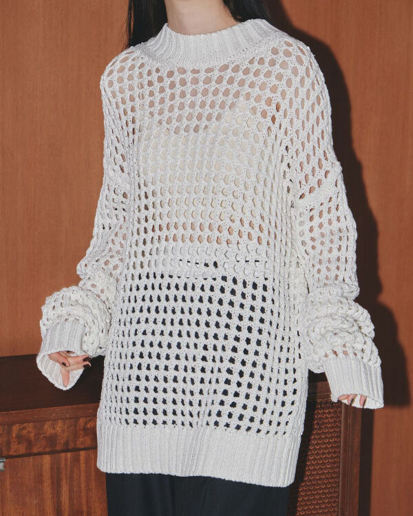 TODAYFULニット【フリーサイズ】 TODAYFUL (トゥデイフル）Sheer Skipper Knit 即日発送 : RAPTURE