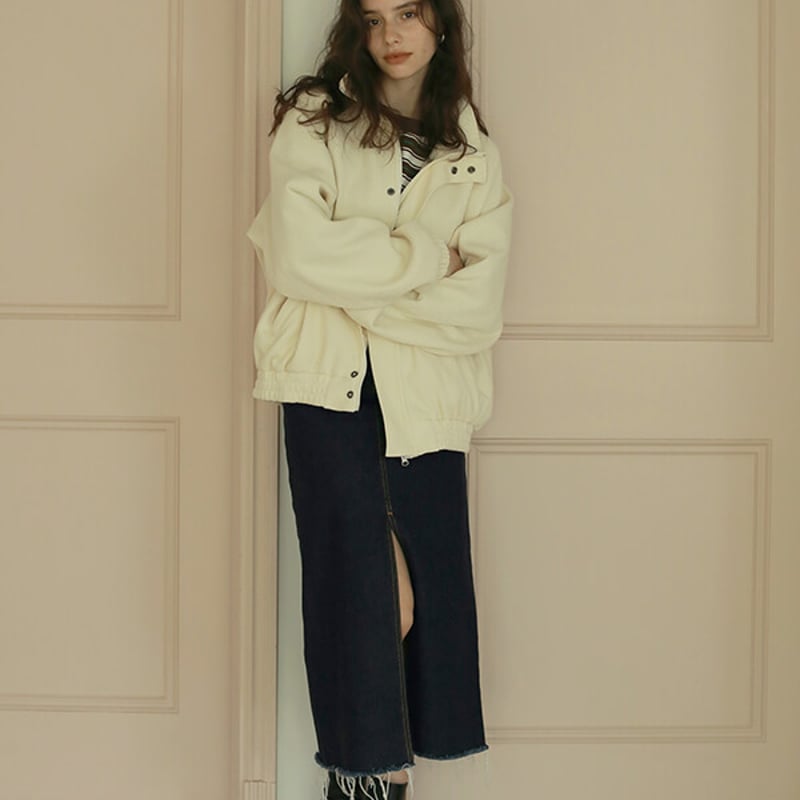 CREDONA クレドナ　　センタースリットデニムロングSK スカート fit=scale-down,w=1200