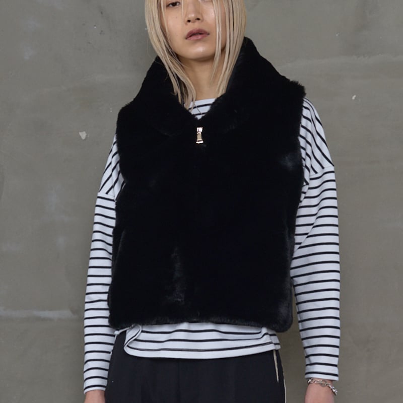 Muel Chic ミュエルシック / Mont Fake mouton Vest モントフェ