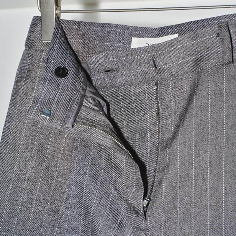 B01602 トゥデイフルTODAYFUL リネンデザインストライプパンツ TODAYFUL トゥデイフル / Stripe Twill Trousers ストライプツイ
