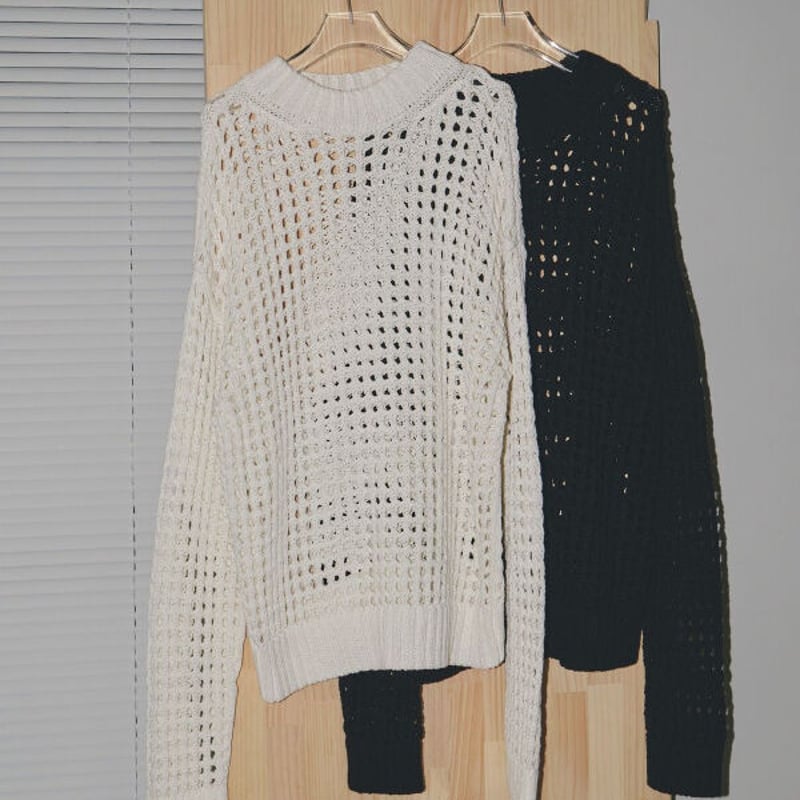 TODAYFUL トゥデイフル LIFE's ライフズ / Square Mesh Knit