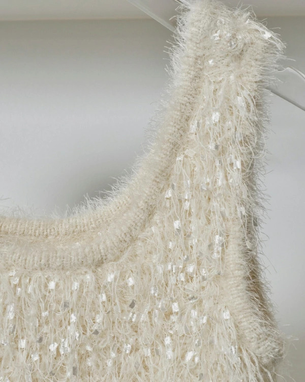 ニット+セーター TODAYFUL - TODAYFUL  Jacquard Fringe Bustier TODAYFUL トゥデイフル Fringe Knit Bustier フリンジニット