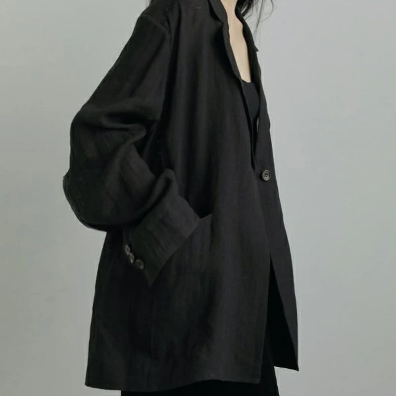 新品 anuke アンヌーク リネン シアー ジャケット ànuke アンヌーク anuke 秋冬 Linen Sheer Jacket リネンシアージ