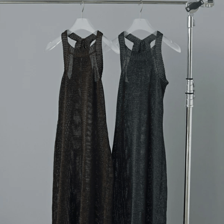 ànuke アンヌーク anuke Strawyarn Knit Onepiece ストローヤーンニットワンピース 62510321 船曳ひろみ