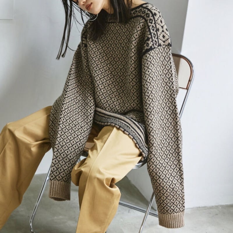 TODAYFUL トゥデイフル Nordic Over Knit