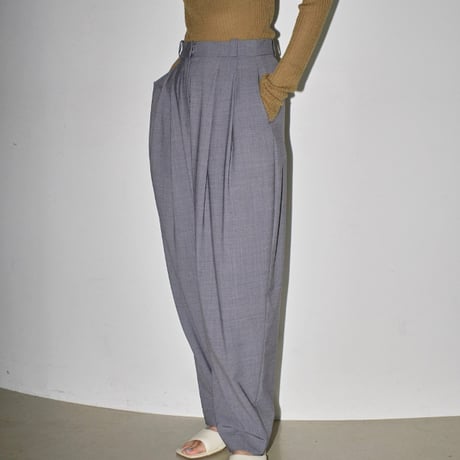 TODAYFUL トゥデイフル / Highwaist Tuck Trousers ハイウェストタックトラウザーズ パンツ / 12310726 吉田怜香