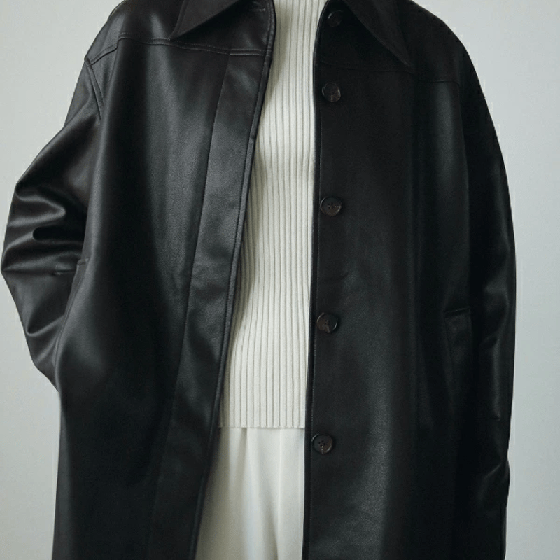 ànuke アンヌーク anuke Ecoleather Over Jacket エコレザーオ ànuke アンヌーク anuke Ecoleather Over Jacket エコレザーオ