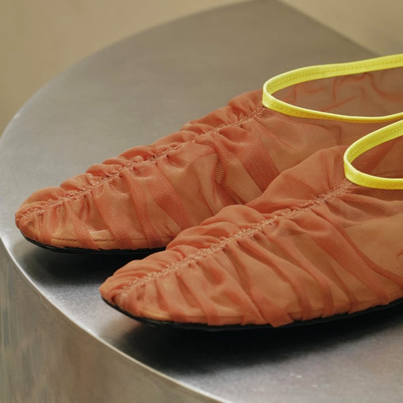 TODAYFUL トゥデイフル / Sheer Gather Flatshoes シアーギャザ