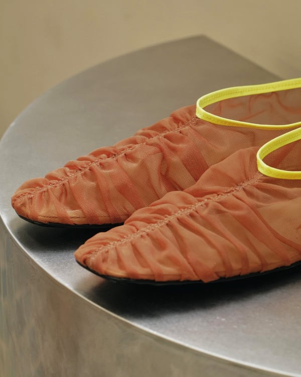 パリコレクション Sheer / トゥデイフル TODAYFUL Gather シアーギャザ Flatshoes 靴