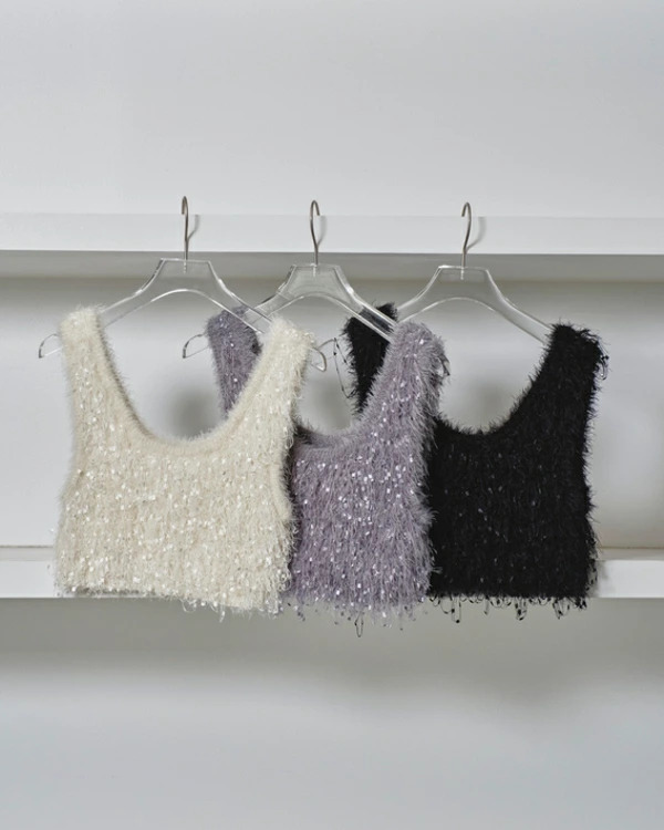 TODAYFUL トゥデイフル Fringe Knit Bustier フリンジニットビスチェ