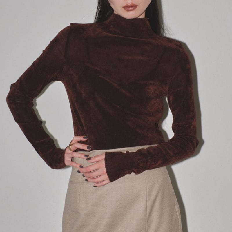 TODAYFUL トゥデイフル / Sheer Velour Tops シアーベロアトップス 