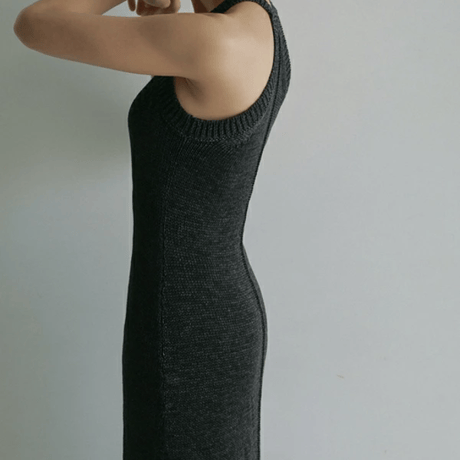 ànuke アンヌーク anuke Strawyarn Knit Onepiece ストローヤーンニットワンピース 62510321 船曳ひろみ