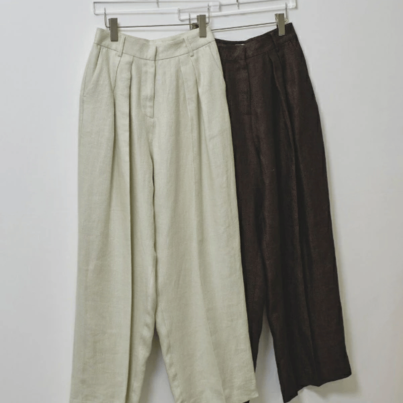 パンツ Todayful Tuck Linen Trousers TODAYFUL/トゥデイフル】Tuck Linen Trousers/タックリネン