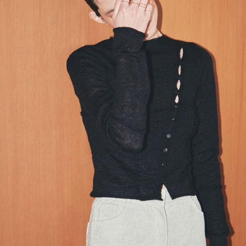 TODAYFUL トゥデイフル / Asymmetry Sheer Knit アシンメトリーシ