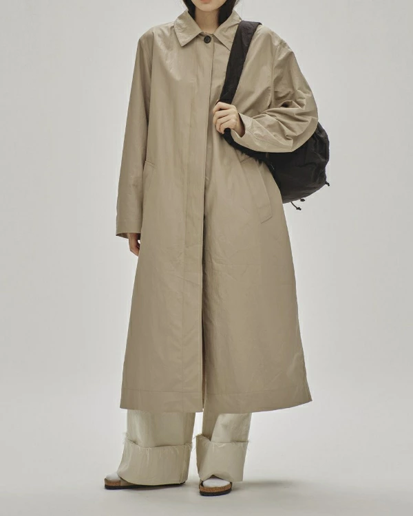 ジャケット・アウター TODAYFUL Nylon Soutiencollar Coat TODAYFUL トゥデイフル Nylon Soutiencollar Coat ナイロンステ