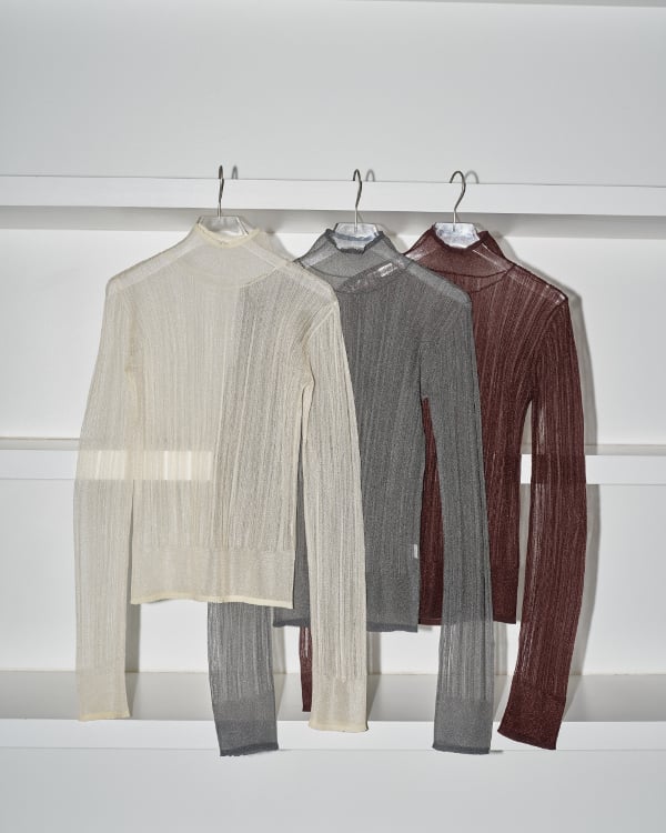TODAYFUL トゥデイフル / Sheer Randomrib Knit シアーランダムリ TODAYFUL トゥデイフル / Sheer Randomrib Knit シアーランダムリ