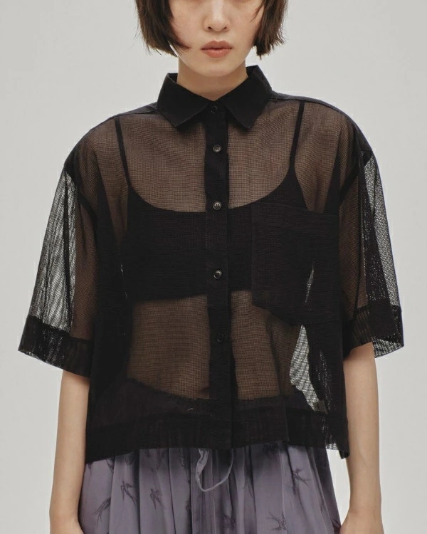 TODAYFUL トゥデイフル Mesh Short Shirts メッシュショート
