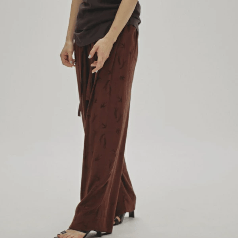 TODAYFUL トゥデイフル Swallow Satin Pants スワローサテン
