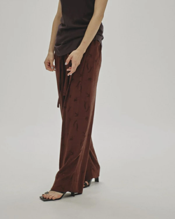 TODAYFUL Swallow Satin Pants スカイブルー 38 TODAYFUL 【SALE】TODAYFUL トゥデイフル 即日発送 LIFE's