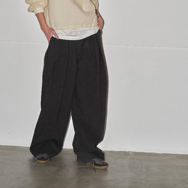 TODAYFUL トゥデイフル Bonding Wide Trousers ボンディングワイド