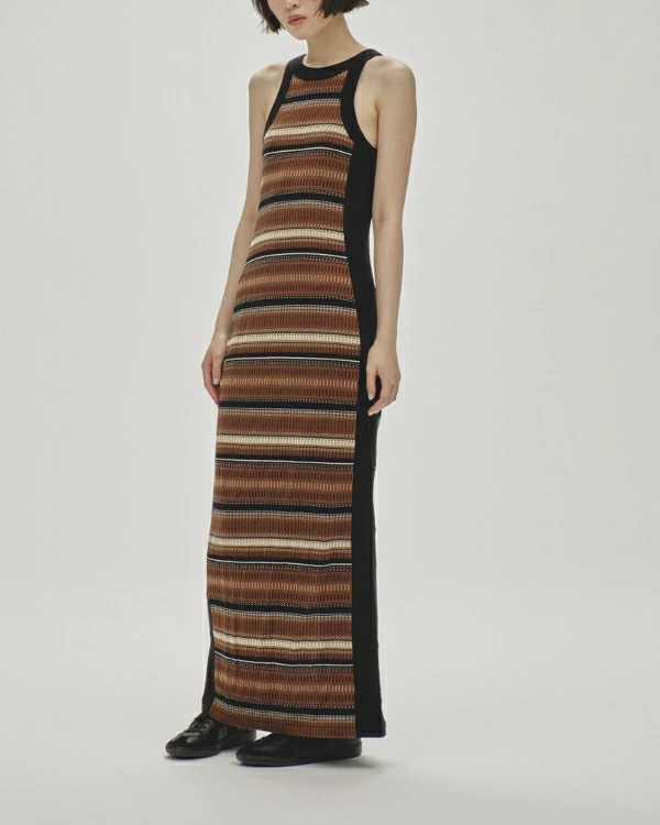 【新品未使用】Todayful ジャガードボーダードレス36 TODAYFUL トゥデイフル Jacquard Border Dress ジャカード