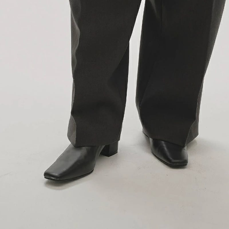 TODAYFUL トゥデイフル Squaretoe Leather Sabot スクウェアトゥ