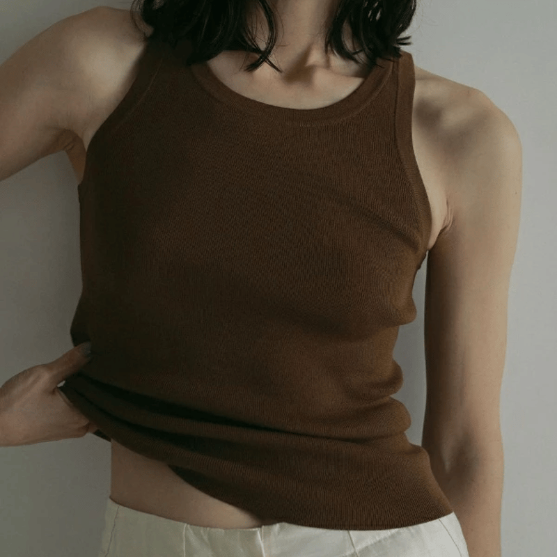 ànuke アンヌーク anuke Highgauge Knit Tanktop ハイゲージニ