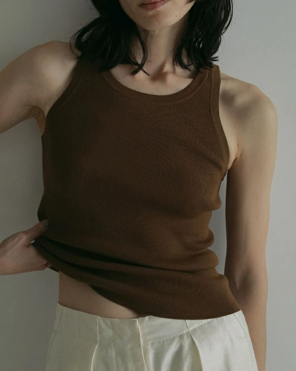 ànuke アンヌーク anuke Highgauge Knit Tanktop ハイゲージニ