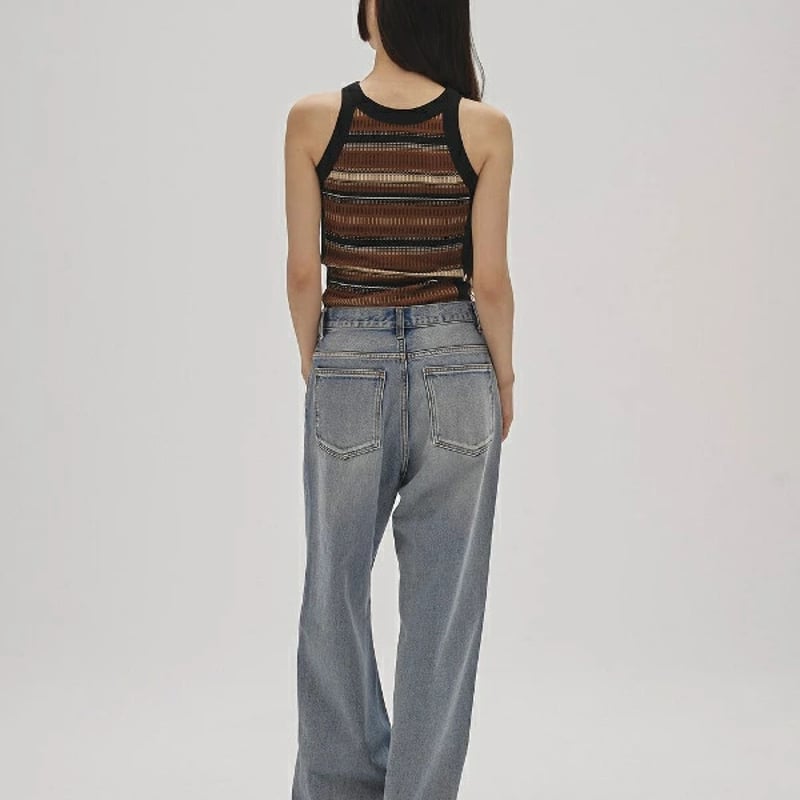 TODAYFULボーダーフレアタンク TODAYFUL トゥデイフル Jacquard Border Tanktop ジャカードボー