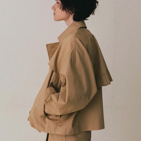 CREDONA クレドナ NORMANDY HALF TRENCH COAT ノルマンディハーフトレンチコート 1425500354