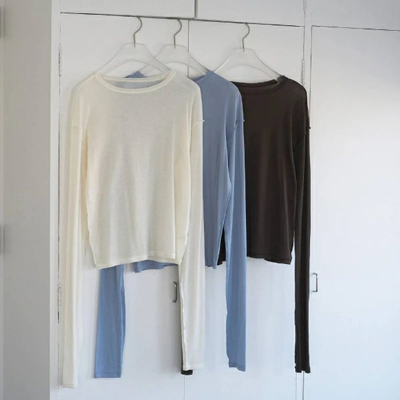 ànuke アンヌーク anuke Sheer Long T-Shirts シアーロングTシャ