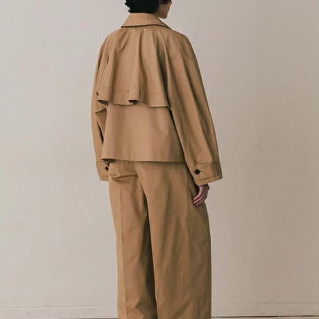 CREDONA クレドナ NORMANDY HALF TRENCH COAT ノルマンディハーフトレンチコート 1425500354
