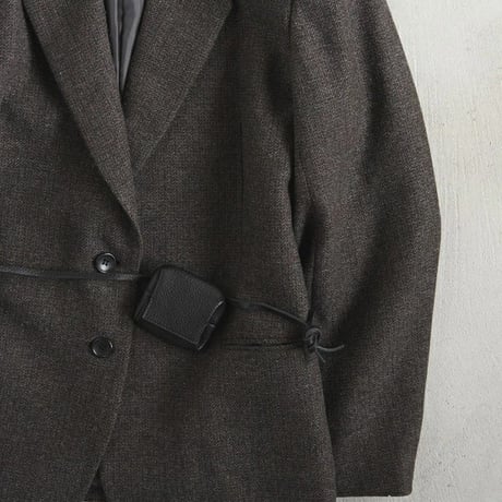 ànuke アンヌーク anuke Ecoleather Waist Pouch エコレザーウェストポーチ 鞄 62521023 船曳ひろみ