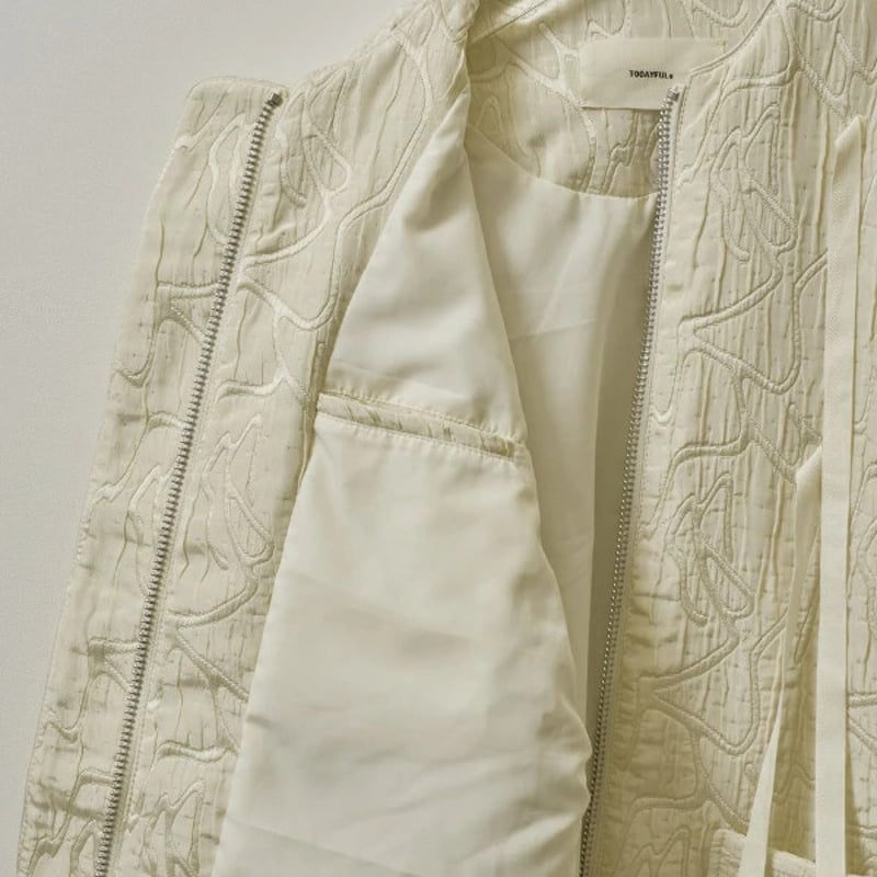 TODAYFUL トゥデイフル Jacquard Piping Blouson ジャガードパイ