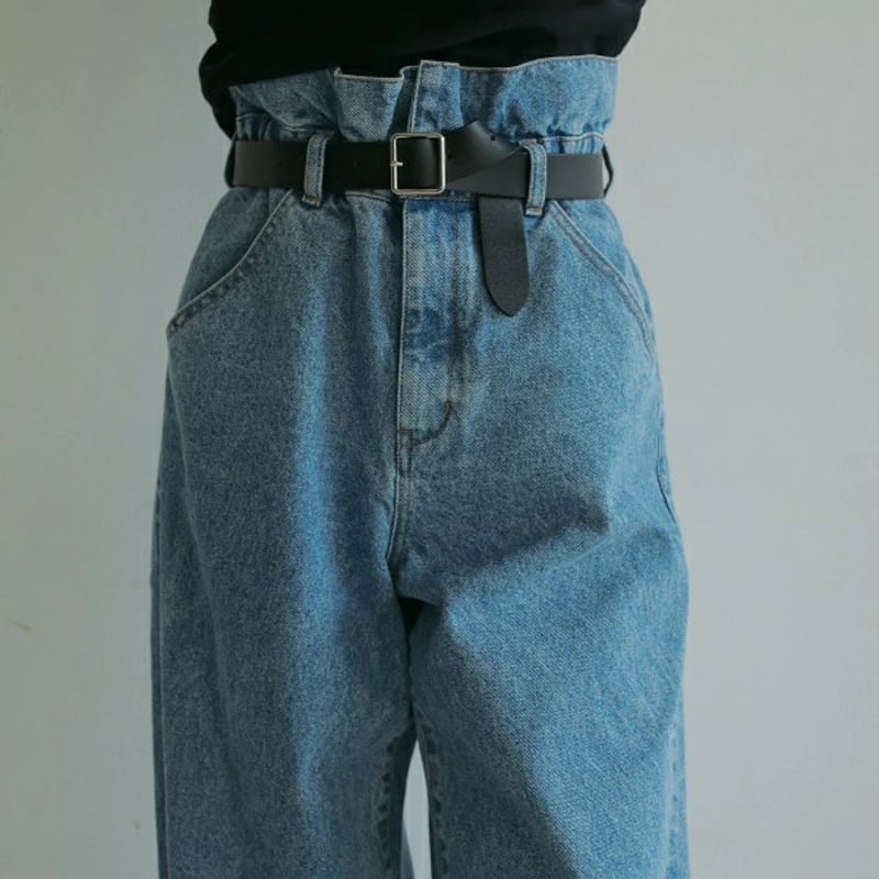 anuke Waist Tuck Denim ウェストタックデニム 36 ànuke online store（アンヌーク） / Waist Tuck DenimWaist