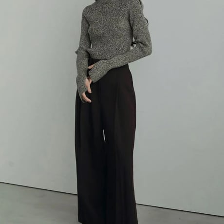 ànuke アンヌーク anuke Slit Turtle Knit スリットタートルニット 62520530 船曳ひろみ