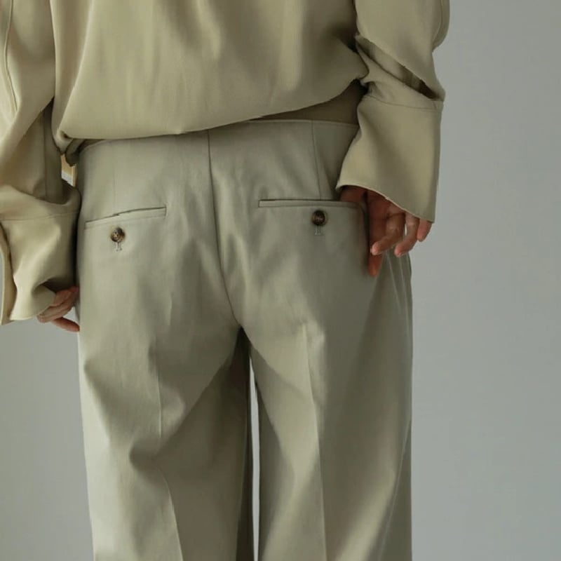 ànuke アンヌーク anuke Reha. Tuck Wide Pants タックワイドパ