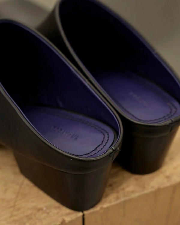 TODAYFUL トゥデイフル Squaretoe Leather Sabot スクウェアトゥ