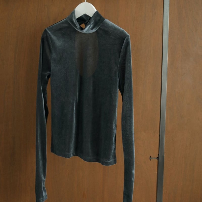 ànuke アンヌーク anuke Velour Mesh Tops ベロアメッシュ
