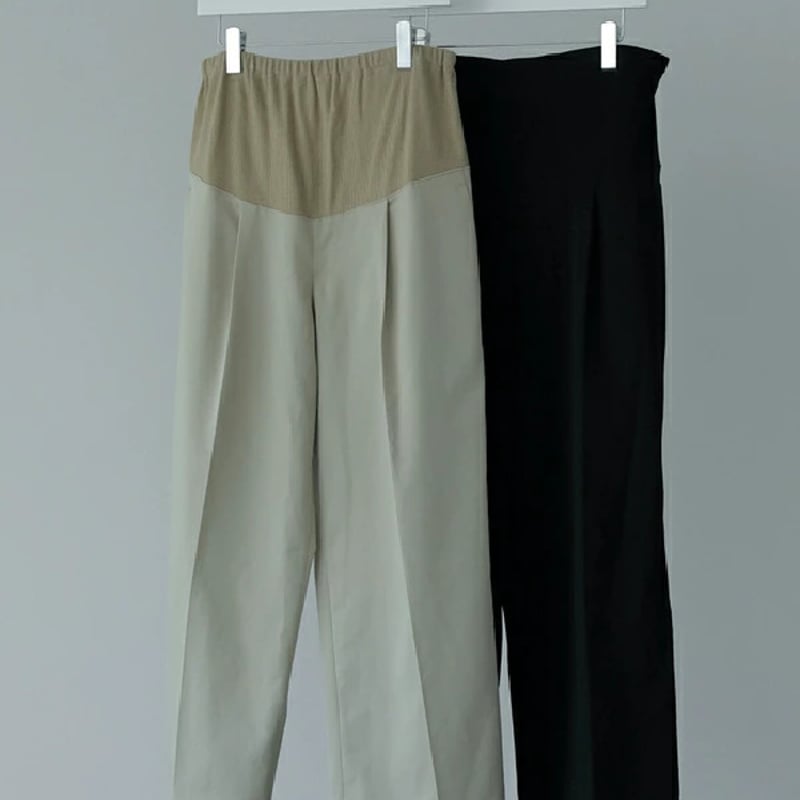ànuke アンヌーク anuke Reha. Tuck Wide Pants タックワイドパ