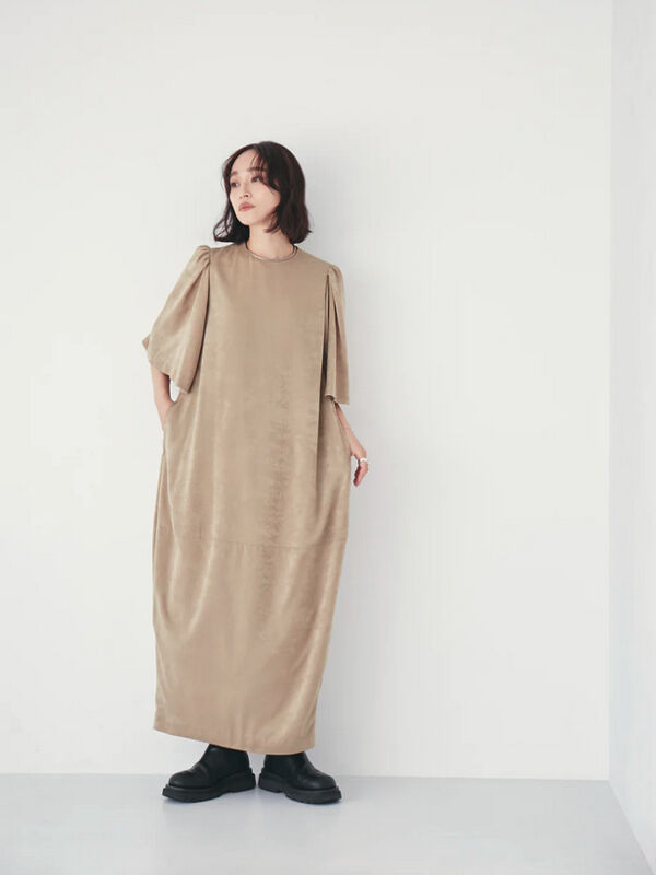 Hella ヘラ / VINTAGE SATIN COCOON DRESS ヴィンテージサテン