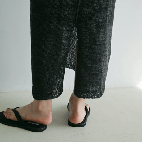 ànuke アンヌーク anuke Strawyarn Knit Onepiece ストローヤーンニットワンピース 62510321 船曳ひろみ