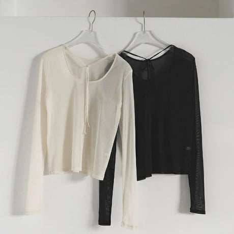 ànuke アンヌーク anuke 2way Sheer Tops 2ウェイシアートップス 62520609 船曳ひろみ