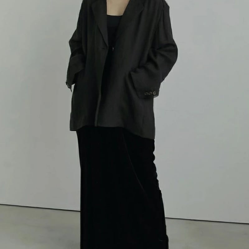 ànuke アンヌーク anuke 秋冬 Linen Sheer Jacket リネンシアージ